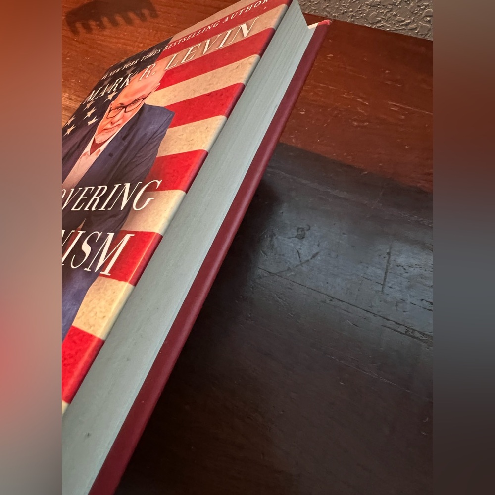 Mark R. Levin "American Marxism" Hardcover - Red, White, Blue Cover - Picture 3 of 3